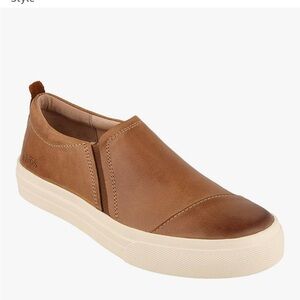 Taos Footwear Tan Slip-On Loafers